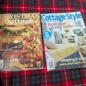 Christmas Cottage Journal Magazine 2914 & Cottage style Magazine 2014.